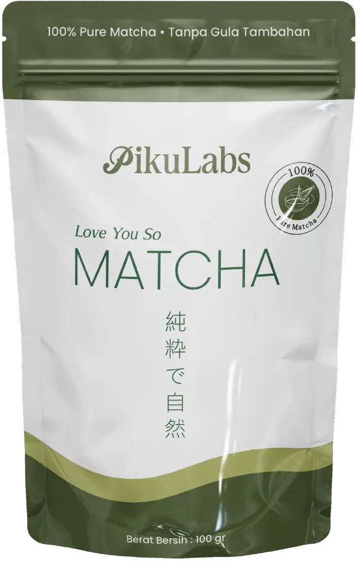 Kemasan PikuLabs Pure Matcha Powder 100 gr